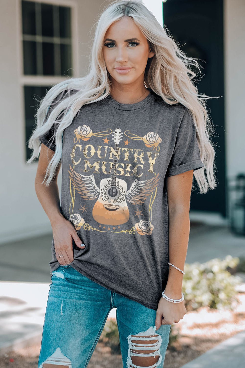 T-shirt graphique MUSIQUE COUNTRY