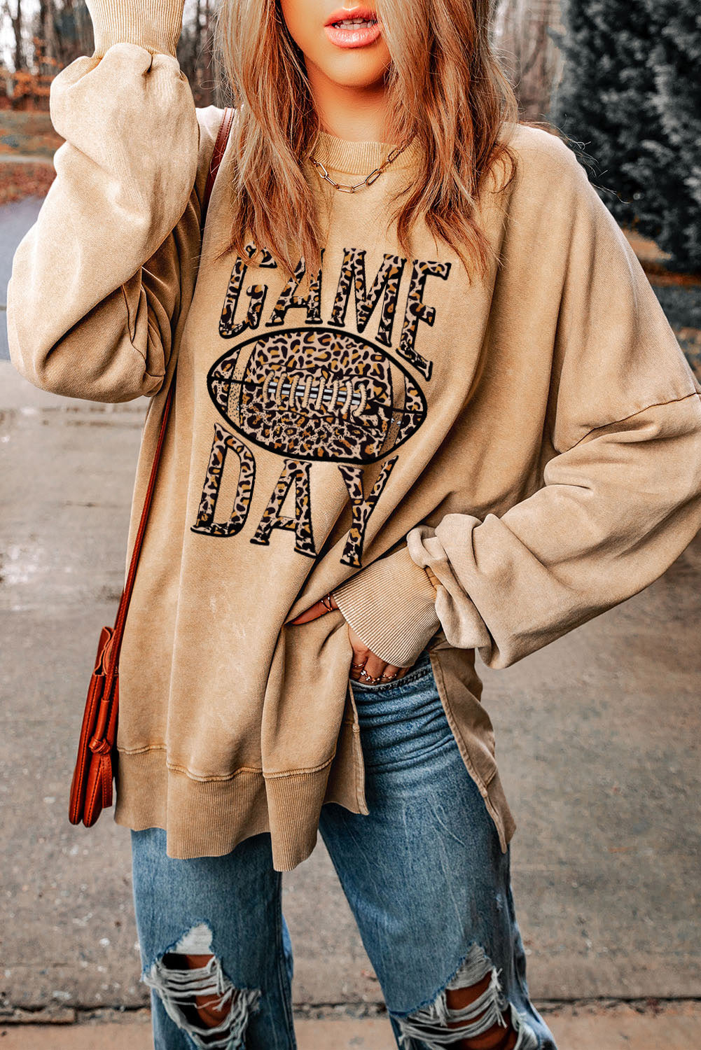 Sweatshirt mit Grafik „GAME DAY“