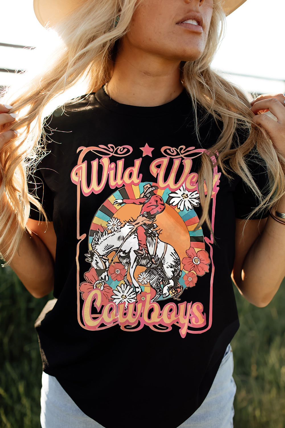 T-shirt graphique WILD WEST COWBOYS