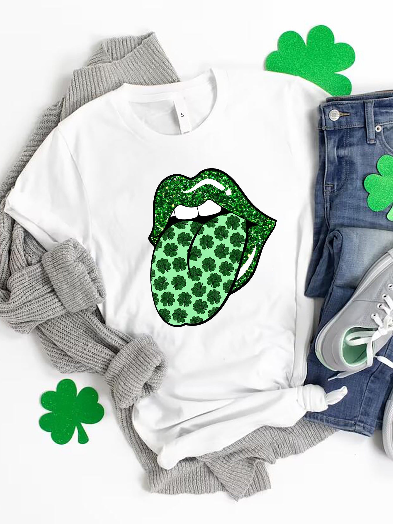 T-shirt col rond Saint Patrick